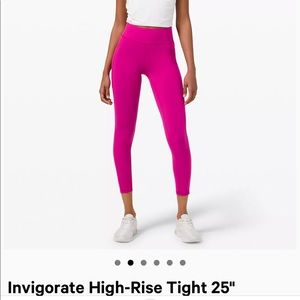NWT Lululemon Invigorate HR Tight 25”